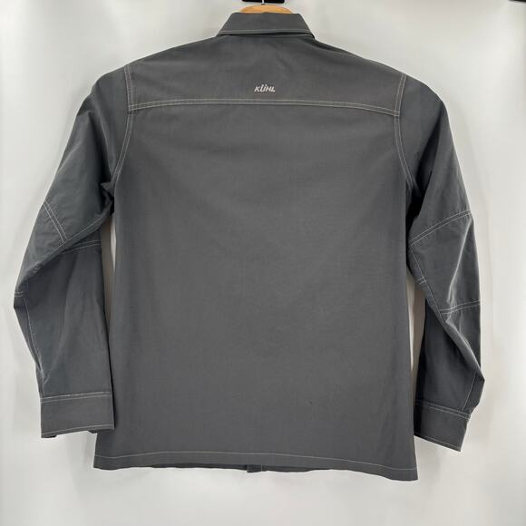 Kuhl Mens Large Gray Check Long Sleeve Button Up Shirt - Picture 5 of 5